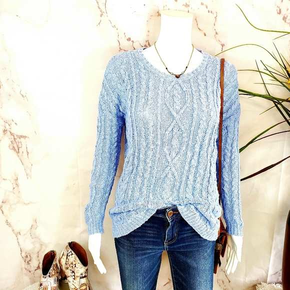Sandro Sweaters - Sandro Paris 100% cotton cable knit sweater